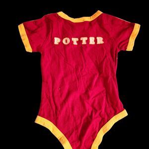 Universal Red and Gold Potter Bodysuit